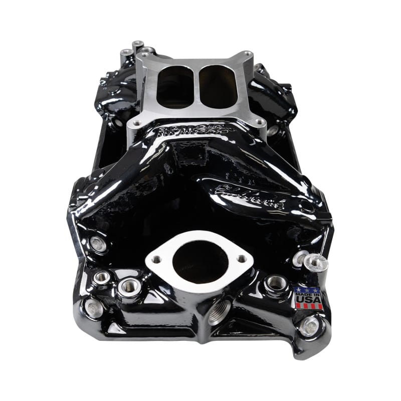 Edelbrock RPM Air-Gap Small Block Chrysler Intake Manifold - Black Plasma thumbnail 2