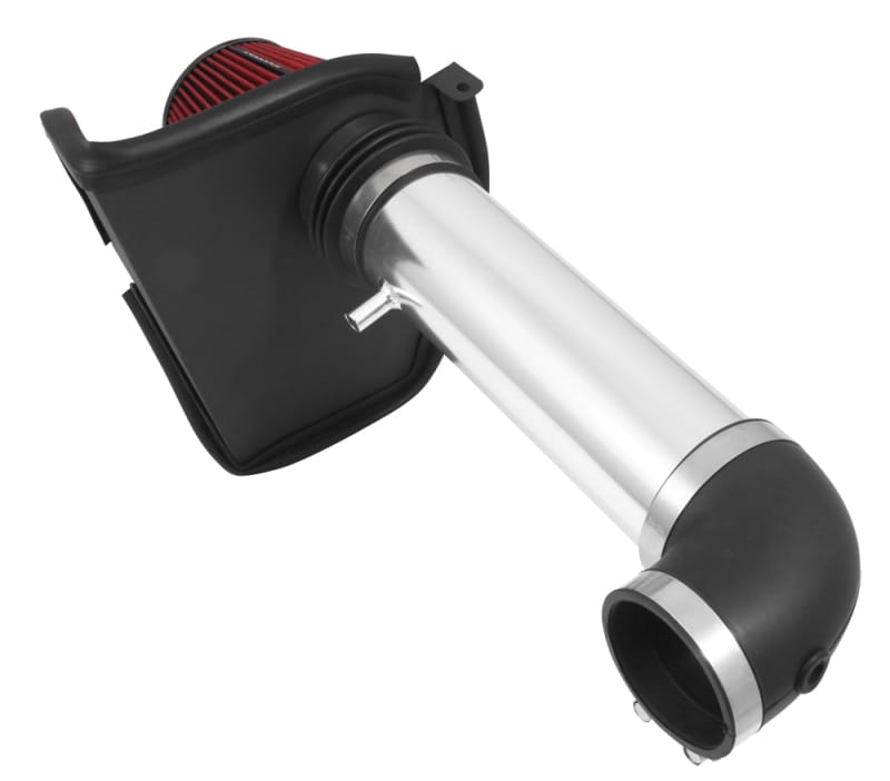Spectre 11-17 Dodge Challenger/Charger 5.7L V8 Air Intake Kit - Polished w/Red Filter thumbnail 4