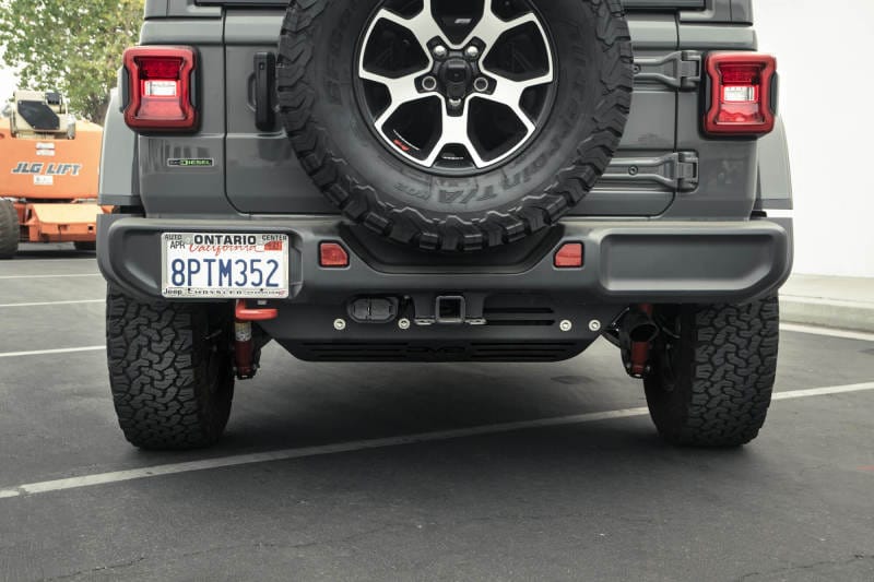 DV8 Offroad 20-22 Jeep Wrangler JL (3.0L Diesel) Rear Diff Skid Plate for Dana 44 thumbnail 6