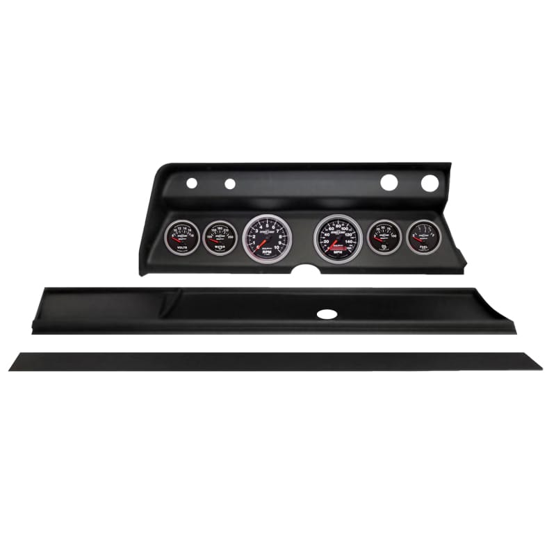 Autometer Sport-Comp II Direct Fit Dash Kit 1967 Chevy Chevelle (2 x 3-3/8in. / 4 x 2-1/16in.)