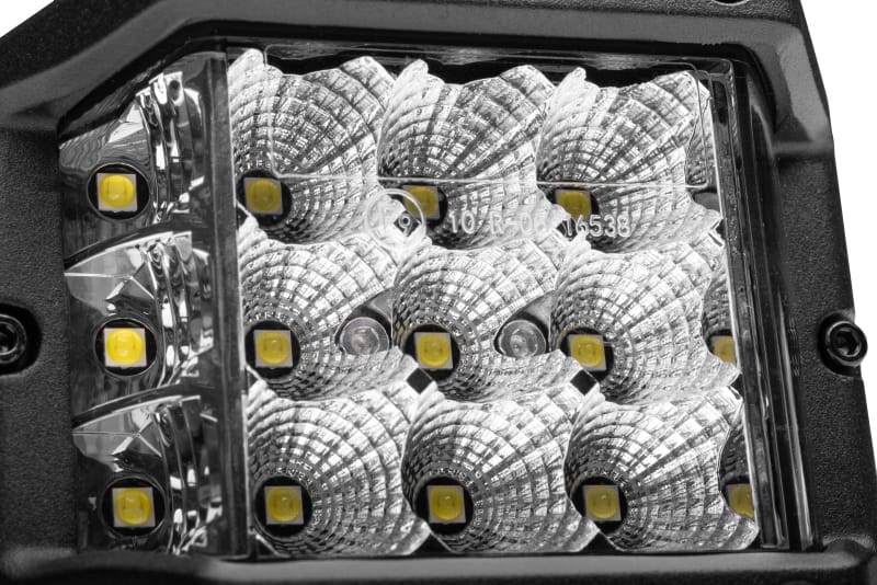 Go Rhino Xplor Bright Series Sideline Cube LED Flood Light Kit (Surface Mount) 4x3 - Blk (Pair) thumbnail 4