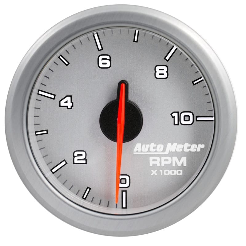 Autometer Airdrive 2-1/6in Tachometer Gauge 0-10K RMP - Silver thumbnail 8