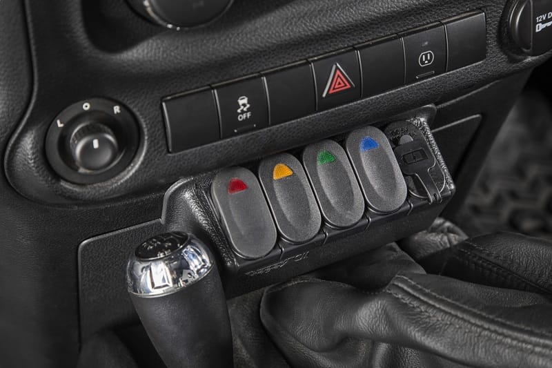 Rugged Ridge Lower Switch Panel Kit 11-18 Jeep Wrangler JK/JKU thumbnail 3