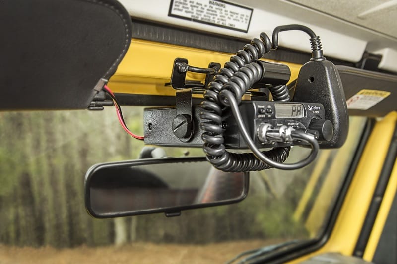 Rugged Ridge CB Radio Mount Windshield 97-02 Jeep Wrangler TJ thumbnail 3
