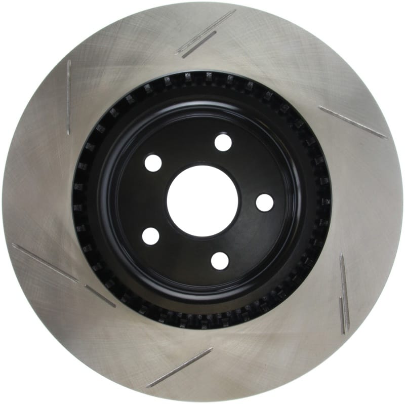 StopTech 12-18 Jeep Grand Cherokee SRT8 (380mm Front Disc) Front Left Slotted Sport Brake Rotor thumbnail 2
