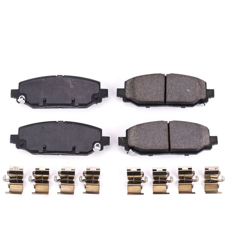 Power Stop 18-19 Jeep Wrangler Rear Z17 Evolution Ceramic Brake Pads w/Hardware - 17-6004