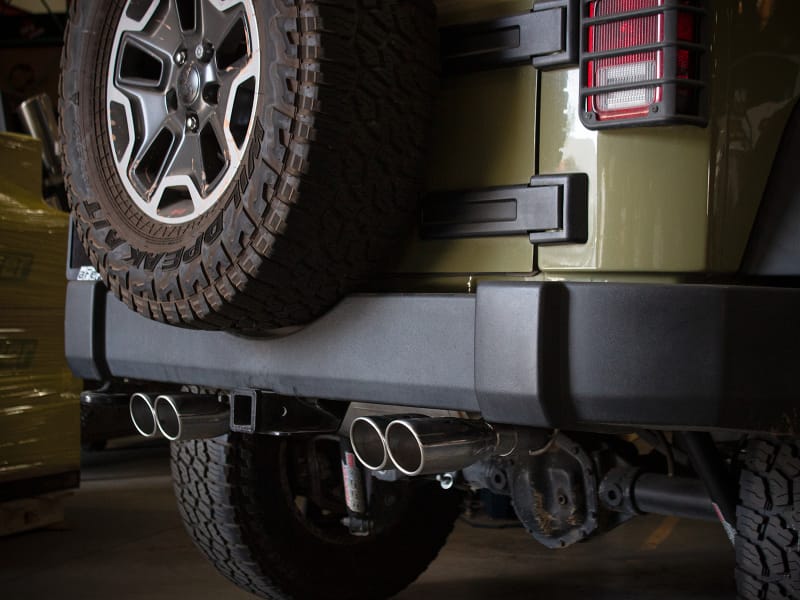 aFe Vulcan Series 2.5in 304 SS Axle-Back Exhaust Polished 07-18 Jeep Wrangler (JK) V6-3.6/3.8L thumbnail 5
