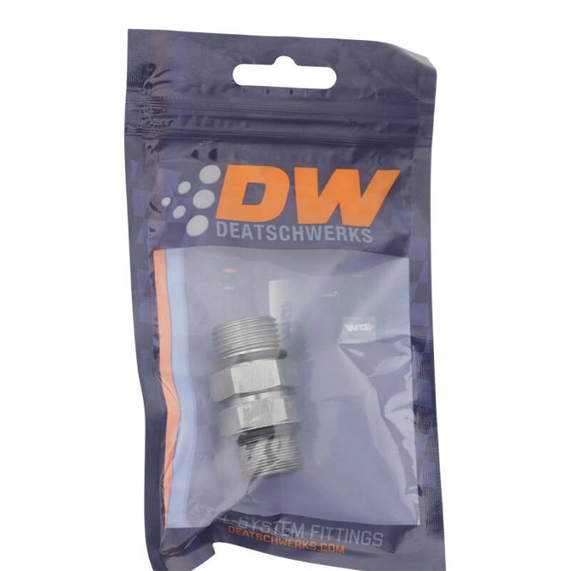 DeatschWerks 8AN ORB Male to 8AN ORB Male Swivel Adapter - Anodized DW Titanium thumbnail 2