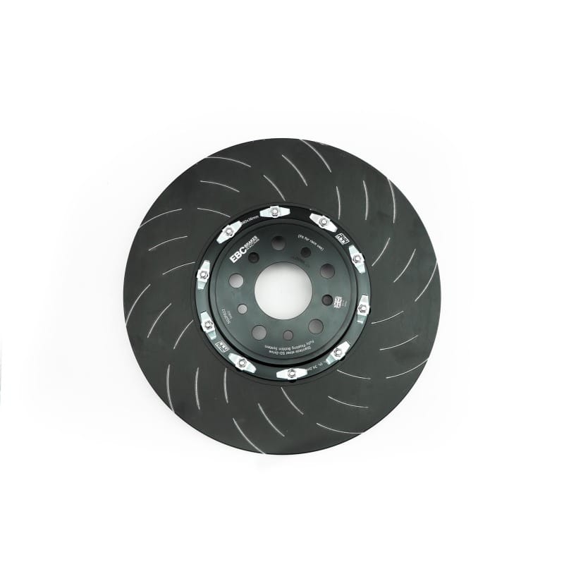 EBC Racing 11-21 Jeep Grand Cherokee 6.4L / 2018+ Dodge Durango SRT 2 Piece SG Racing Front Rotors thumbnail 2