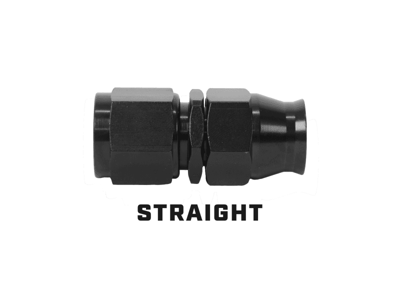 Aeromotive PTFE Hose End - AN-08 - Straight - Black Anodized thumbnail 3