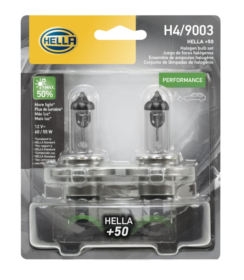 Hella Bulb H4 12V 60/55W P43T T4625 +50 (2) thumbnail 3