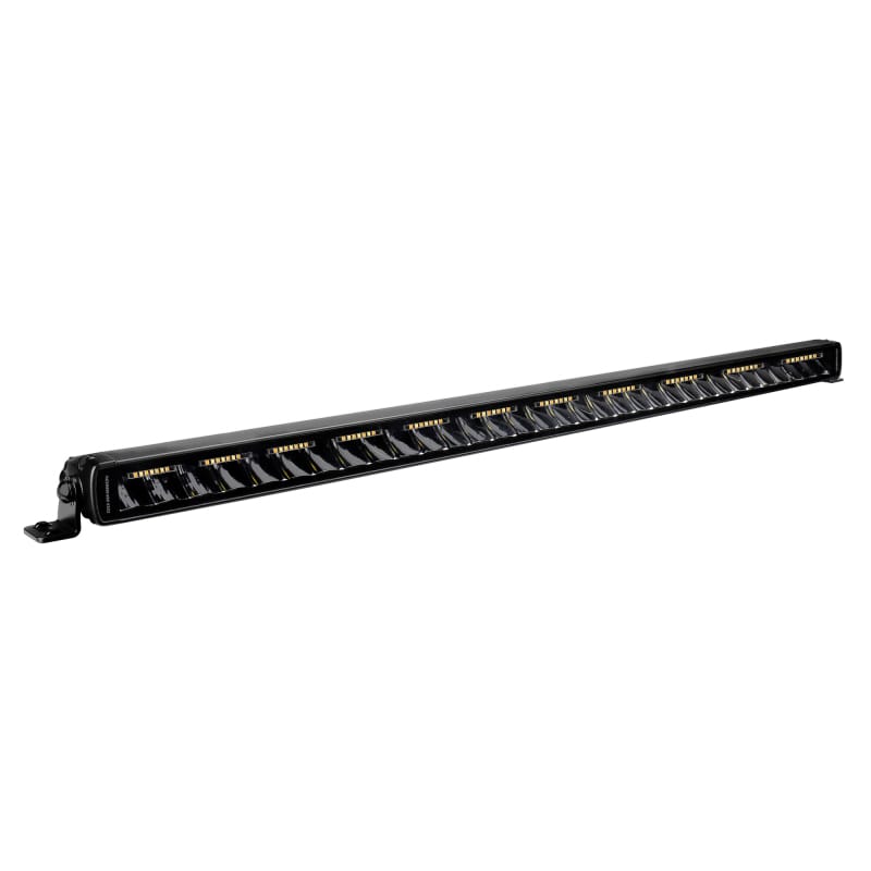 Go Rhino Xplor Blackout Combo Series Sgl Row LED Light Bar w/Amber (Side/Track Mount) 31.5in. - Blk thumbnail 4