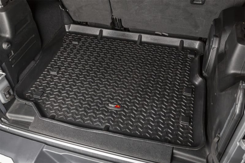 Rugged Ridge Floor Liner Cargo Black 18-21 Jeep Wrangler JL 4 Dr (Excl. 4XE Models) thumbnail 3