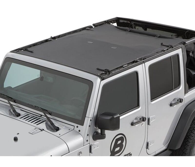 Bestop 07-18 Jeep Wrangler JK 4-Door Sun Safari Bikini (Black Diamond)