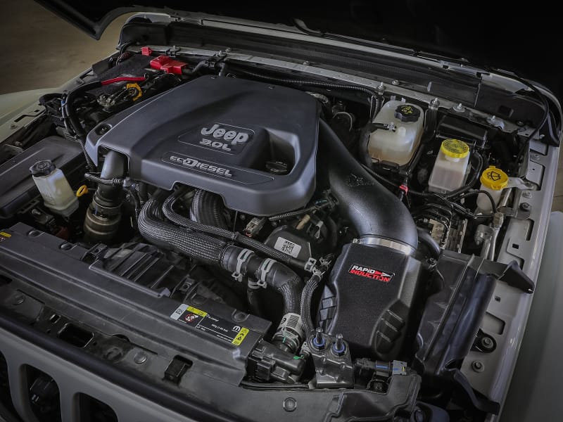 aFe Rapid Induction Cold Air Intake System w/Pro 5R Filter 20-21 Jeep Wrangler V6 3.0L thumbnail 5