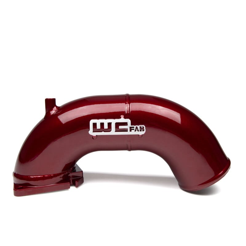 Wehrli 98.5-02 Cummins 5.9L 3.5in Intake Horn & Driver Intercooler Pipe - Bengal Grey thumbnail 3