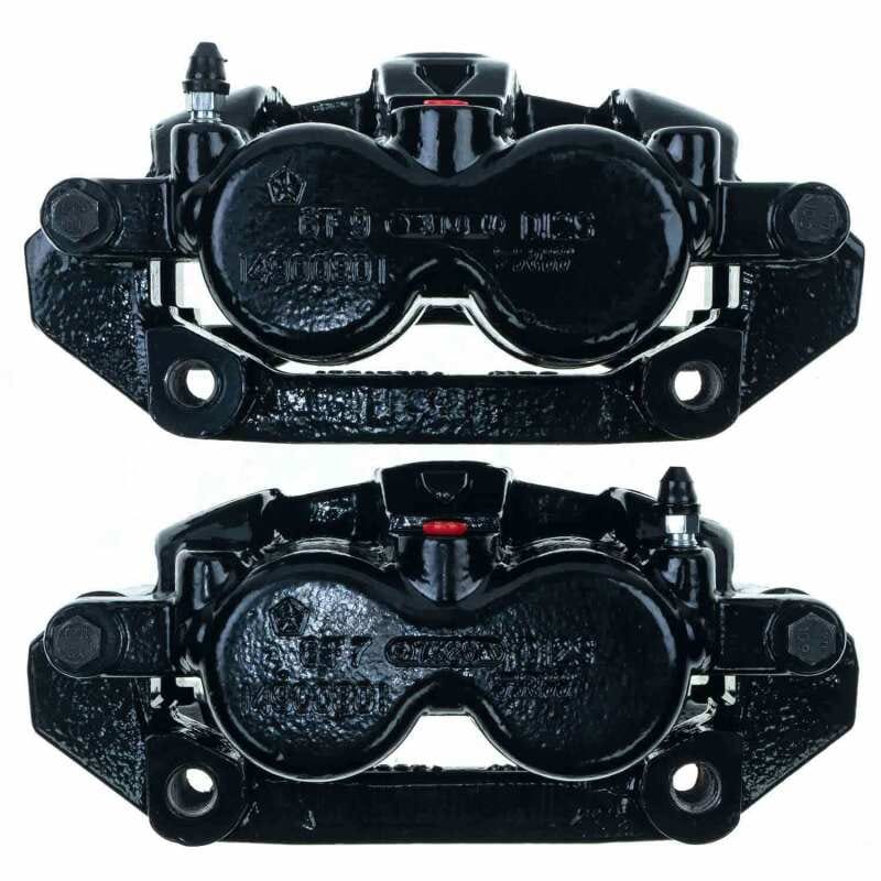Power Stop 05-08 Dodge Dakota Front Black Caliper - Pair w/Bracket thumbnail 2