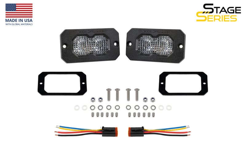 Diode Dynamics C2R White Flood Flush Mount LED Pod (Pair) thumbnail 7