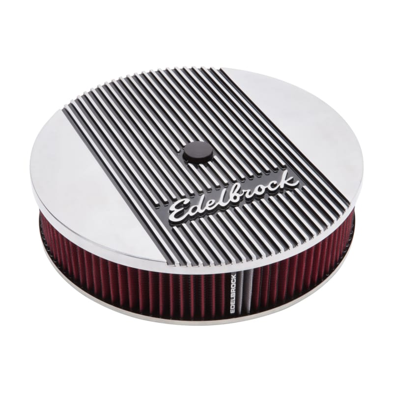 Edelbrock Air Cleaner Elite II 14In Diameter w/ 3In Element Standard Height Polished thumbnail 2