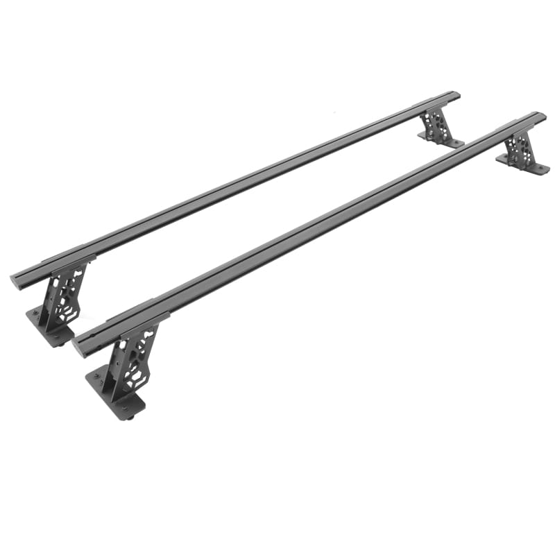 Go Rhino 15-22 Ford F-150 / 07-21 Toy. Tundra XRS Cross Bars Kit - Tex Blk (Attch Tonneau Cvr T-Trk) thumbnail 6