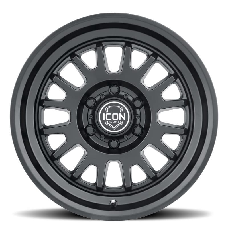 ICON Anza 17x8.5 5x5 -6mm Offset 4.5in BS 71.5mm Hub Bore Satin Black Wheel thumbnail 5