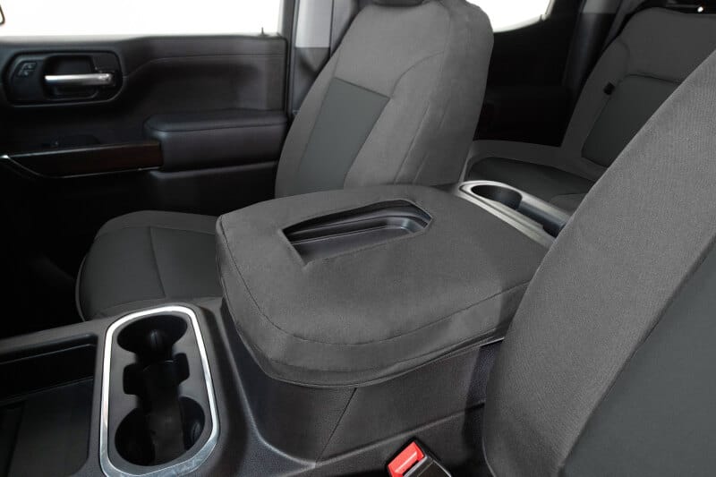 Covercraft 19-24 Dodge RAM 2500/3500 Endura PrecisionFit Second Row Seat Covers - Silver/Charcoal - GTD4195ENSC