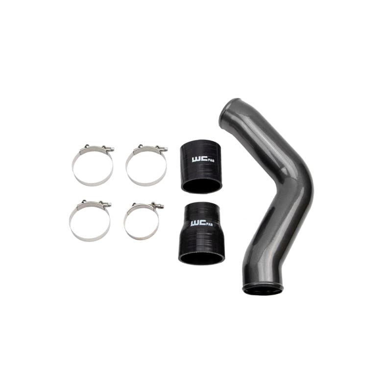 Wehrli 13-18 Cummins 6.7L Driver Side 3.5 in. Intercooler Pipe - Bengal Blue thumbnail 2