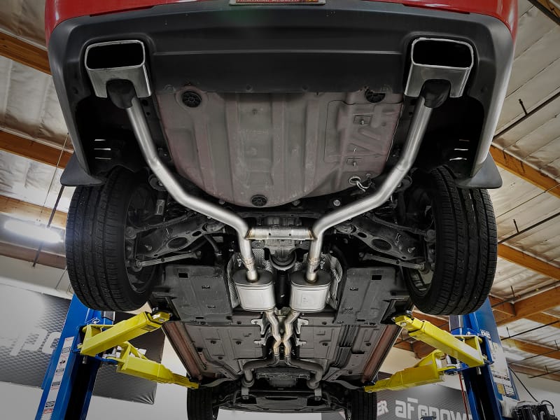 aFe MACH Force-Xp 2-1/2in 304 SS Cat-Back Exhaust 15-19 Dodge Challenger V6-3.6L - Raw Tip thumbnail 3