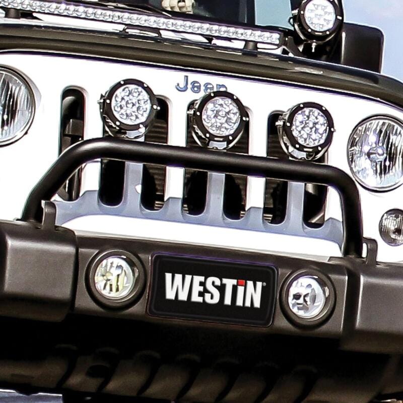 Westin/Snyper 07-17 Jeep Wrangler Snyper Bumper Mount Light Bar - Textured Black thumbnail 2