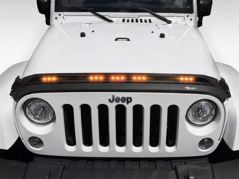 Rugged Ridge 07-18 Jeep Wrangler JK/JKU Lightshield Hood Guard thumbnail 3