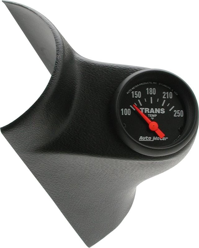 Autometer Z Series 52.4mm 100-250 Degrees F Transmission Gauge & Gauge Pillar Mount