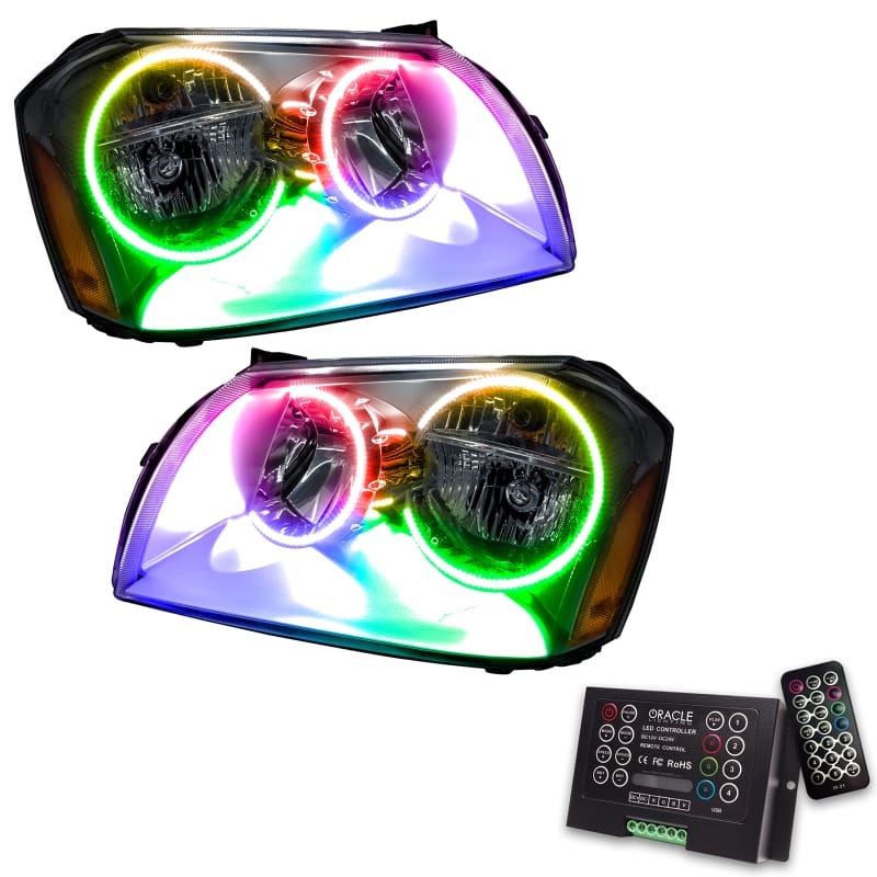 Oracle 05-07 Dodge Magnum SMD HL - Chrome - ColorSHIFT w/ 2.0 Controller