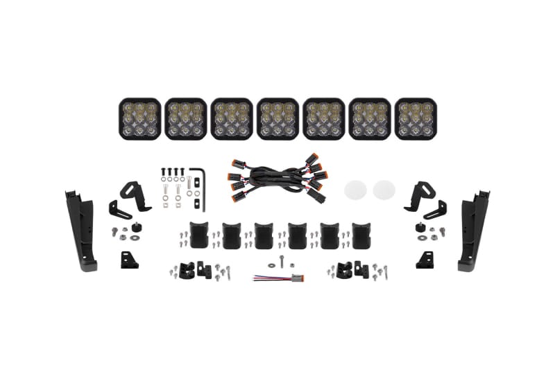 Diode Dynamics Kuat DEK 47in Wide Upgrade Kit 7-Pod SS5 Sport - White Driving