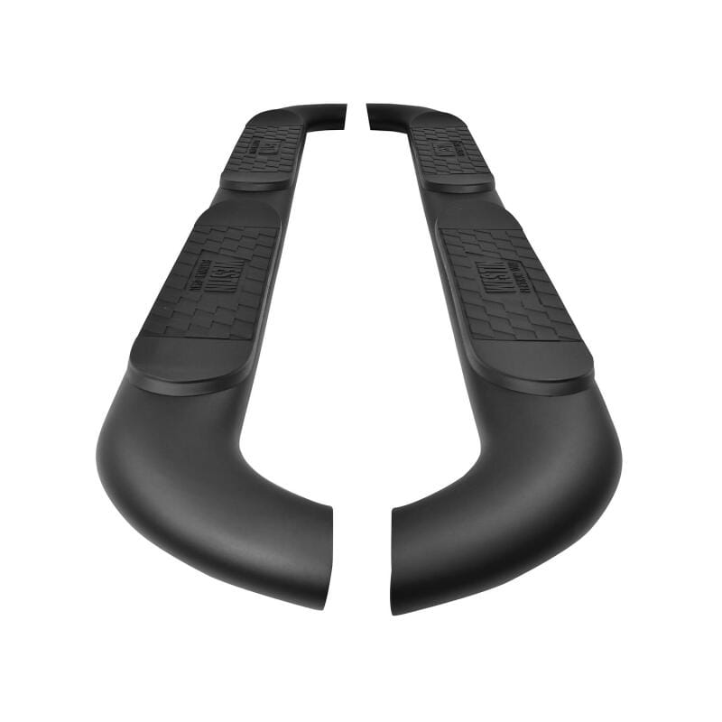 Westin 18-22 Jeep Wrangler JLU 4dr Platinum 4 Oval Nerf Step Bars - Tex. Blk thumbnail 4