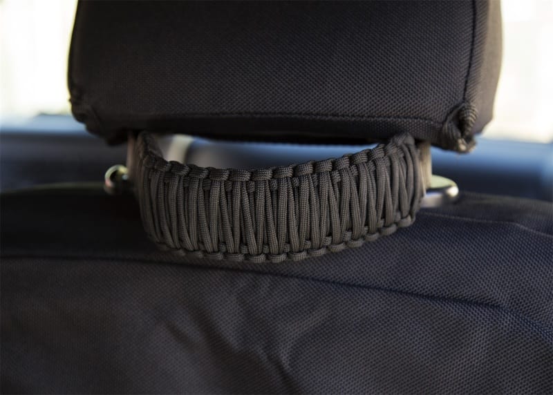 Rugged Ridge Paracord A-Pillar/Seat Mnt Hdle Black 07-18 Jeep Wrangler JK thumbnail 3