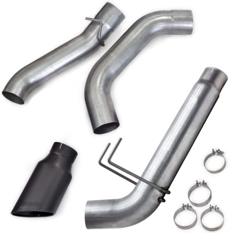 Banks Power 19-23 Dodge Ram Mega Cab 6.7L Cummins Monster Exhaust - SS Single Exhaust w/ Black Tip thumbnail 4
