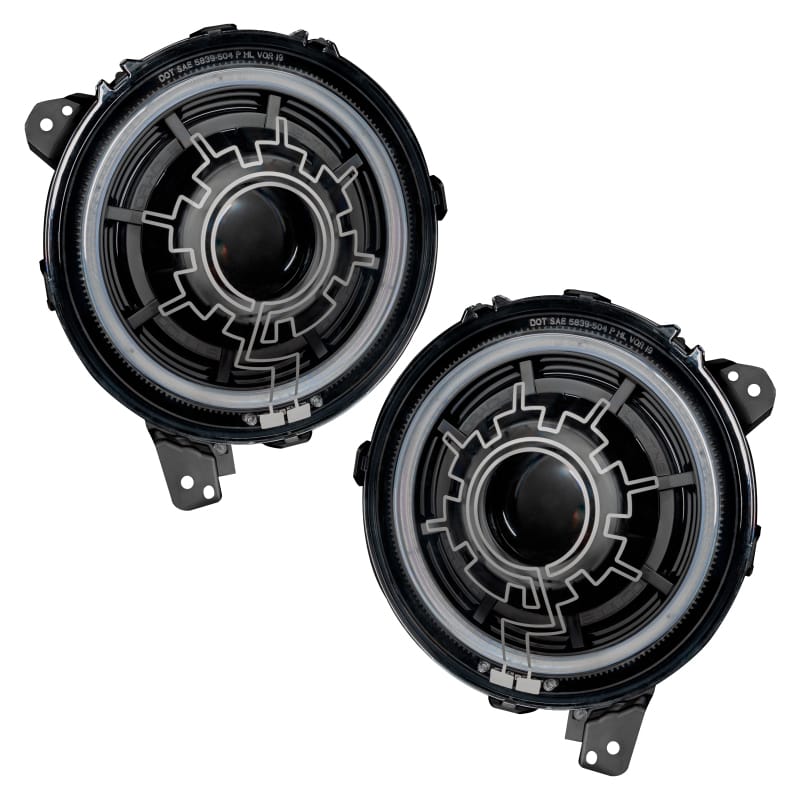 Oracle Lighting 18-22 Jeep Wrangler JL Oculus Bi-LED Projector Headlights thumbnail 2