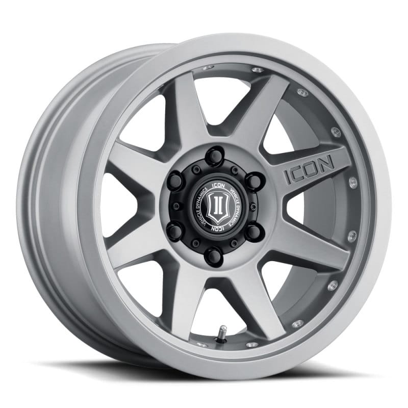 ICON Rebound Pro 17x8.5 5x4.5 0mm Offset 4.75in BS 71.5mm Bore Titanium Wheel thumbnail 4
