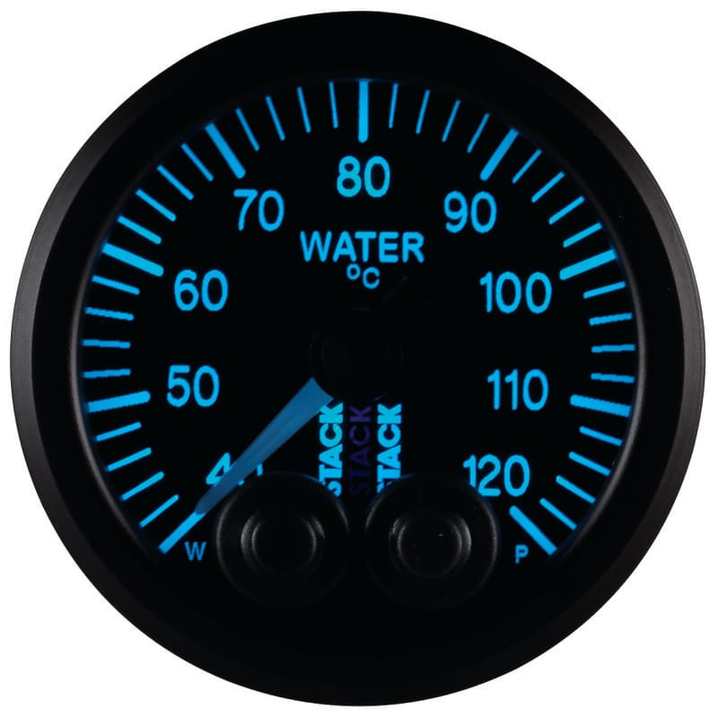 Autometer Stack 52mm 40-120 Deg C 1/8in NPTF Male Pro-Control Water Temp Gauge - Black thumbnail 4