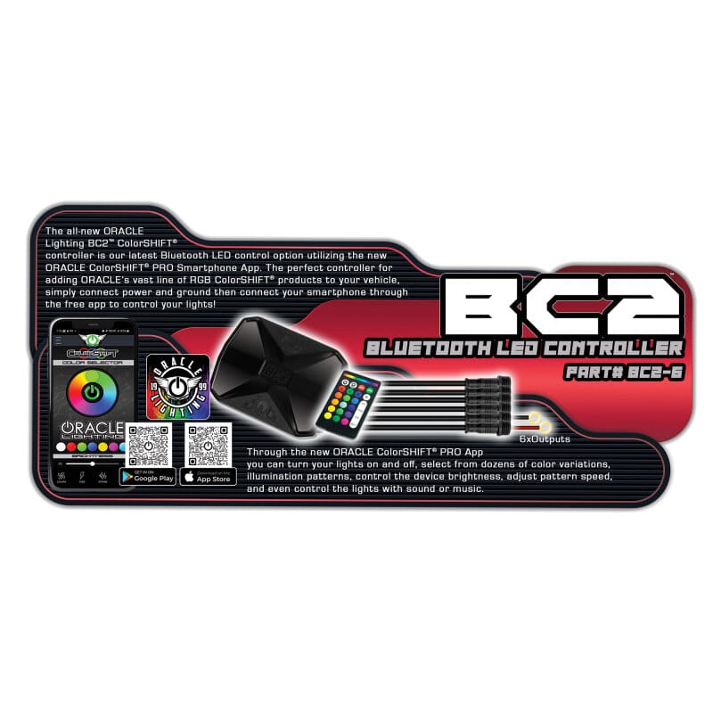 ORACLE Lighting BC2 Bluetooth ColorShift RGB LED Controller - 6 Output thumbnail 3