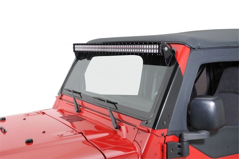 KC HiLiTES 97-06 Jeep TJ Overhead Mount Bracket Set for 50in. C-Series/Gravity Pro6 LED Light Bars thumbnail 3