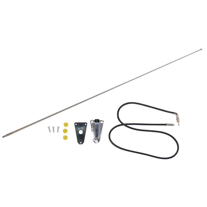 Omix Chrome Antenna Kit 76-95 Jeep CJ & Wrangler thumbnail 2