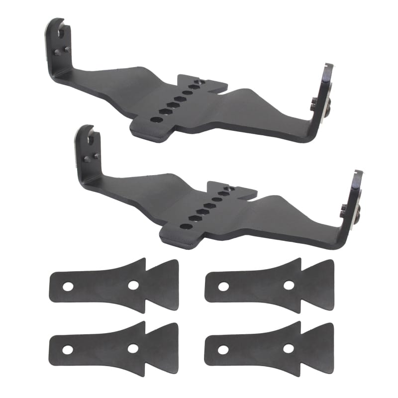 Go Rhino 18-20 Jeep Wrangler JL/JLU/Gladiator JT Light Mount - Two 6in Single Row - 731060T thumbnail 2