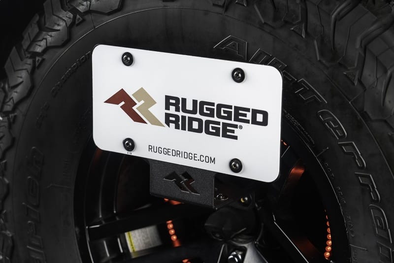 Rugged Ridge Tag Relocation Bracket Rear 18-20 Jeep Wrangler JL thumbnail 3
