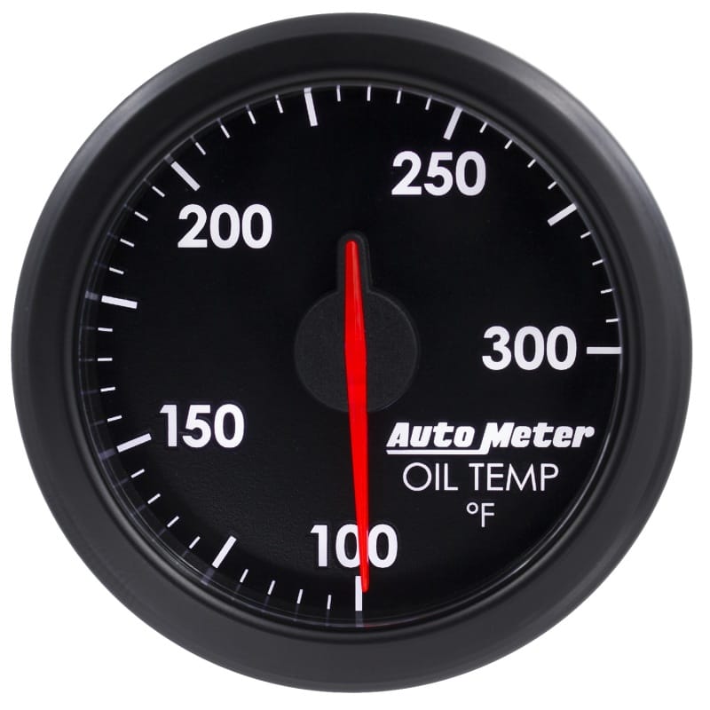 Autometer Airdrive 2-1/6in Trans Temperature Gauge 100-300 Degrees F - Black thumbnail 8