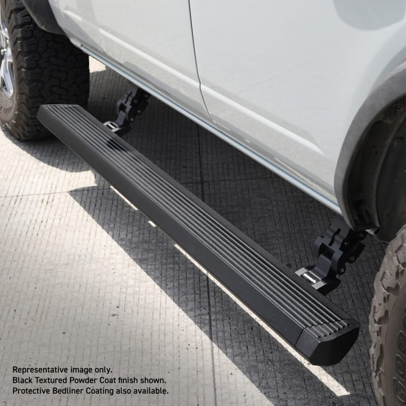 RealTruck 18-24 Jeep Wrangler 2dr VoltStep Electric Running Board Kit (No Drill) - Bedliner Coating thumbnail 4