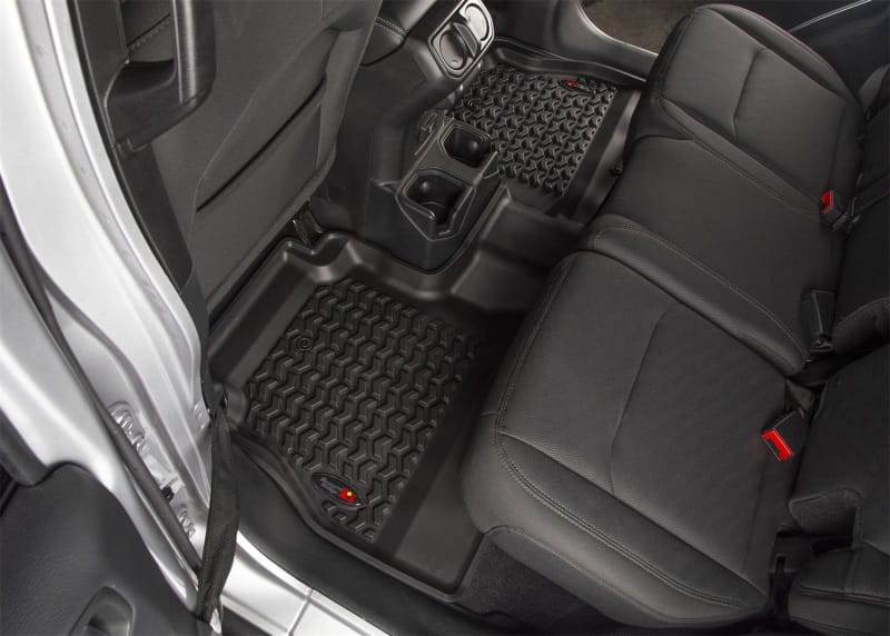 Rugged Ridge Floor Liner Rear Black 2018-2020 Jeep Wrangler JL 4 Dr thumbnail 3