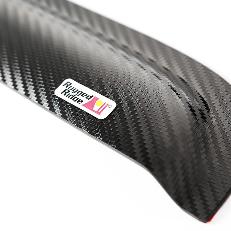Rugged Ridge Window Visors Carbon Fiber 4Door 07-18 Jeep Wrangler thumbnail 2