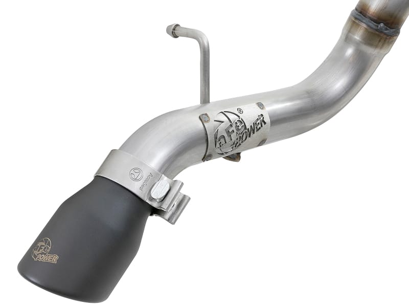 aFe MACH Force-Xp Axle-Back Hi-Tuck Exhaust System w/Black Tip 18-19 Jeep Wrangler (JL) V6 3.6L thumbnail 2