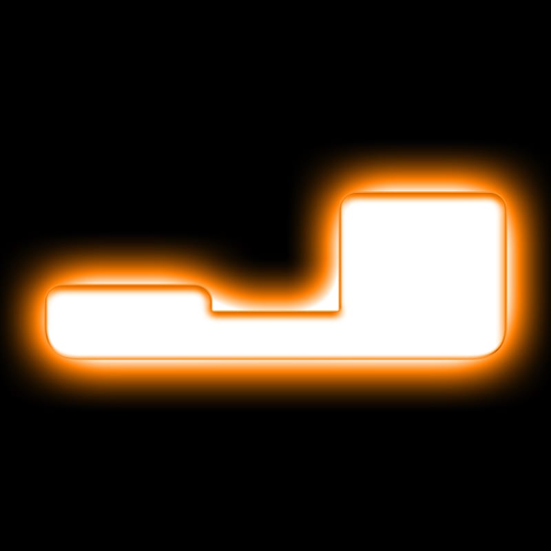 ORACLE Lighting Universal Illuminated LED Letter Badges - Matte Wht Surface Finish - J - 3140-J-005